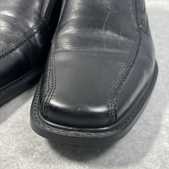 Ecco New Jersey Loafers Mens Size 7/7.5 Slip On Dress Shoes Black Leather 41 EU - Picture 10 of 16